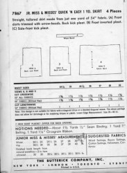 7867 butt skirt bk